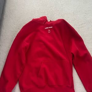 Lonely Ghost Red Sweatshirt